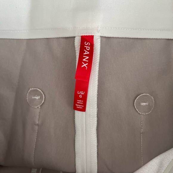 Spanx slim straight pants white NWT large - Picture 8 of 10